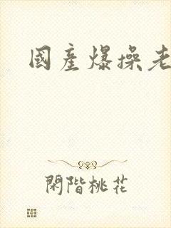 国产爆操老熟女