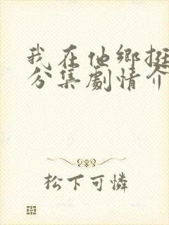 我在他乡挺好的分集剧情介绍