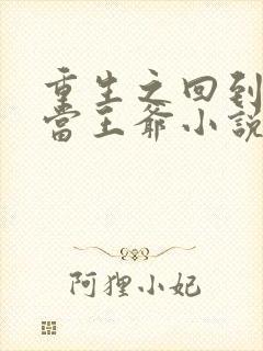 重生之回到唐朝当王爷小说