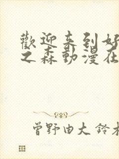 欢迎来到好精灵之森动漫在线播放