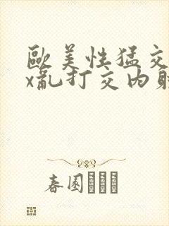 欧美性猛交xxx乱打交内射