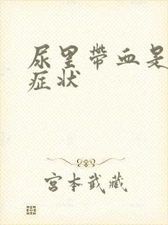 尿里带血是什么症状