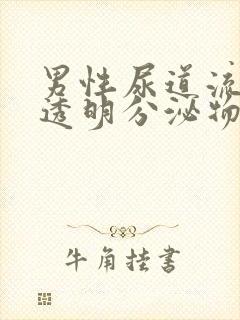 男性尿道流出来透明分泌物怎么回事