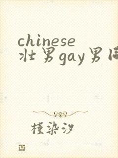 chinese壮男gay男同性恋