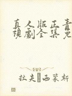 真人版正青春电视剧全集免费观看