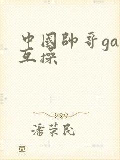 中国帅哥gay互操