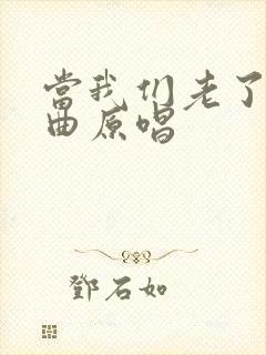 当我们老了的歌曲原唱