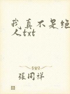 我真不是绝世高人txt