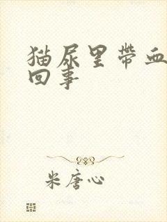 猫尿里带血怎么回事