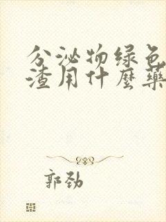 分泌物绿色豆腐渣用什么药