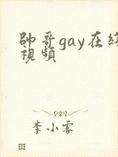 帅哥gay在线视频封面
