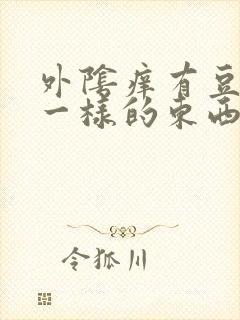 外阴痒有豆腐渣一样的东西