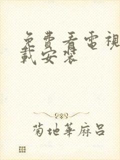 免费看电视剧下载安装封面