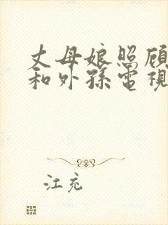 丈母娘照顾女婿和外孙电视剧