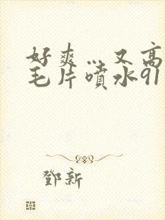 好爽…又高潮了毛片喷水91封面