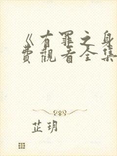 《有罪之身》免费观看全集高清