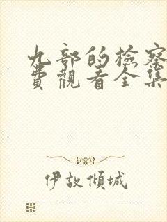 九部的检察官免费观看全集电视剧