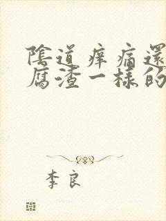 阴道痒痛还有豆腐渣一样的东西