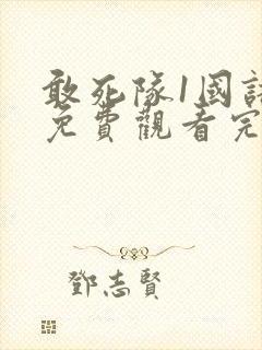 敢死队1国语版免费观看完整版