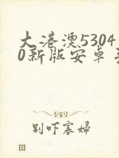 大港澳53040新版安卓手机封面