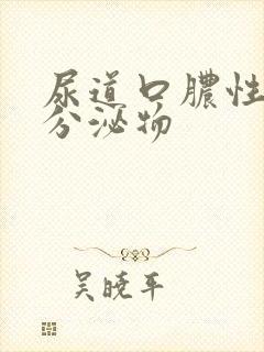 尿道口脓性黄色分泌物