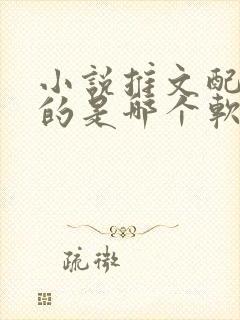 小说推文配音用的是哪个软件