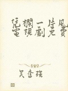 凭栏一片风云起电视剧免费看