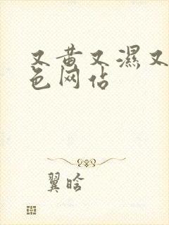 又黄又湿又爽又色网站