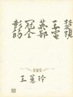 彭冠英王楚然演的全部电视剧叫什么