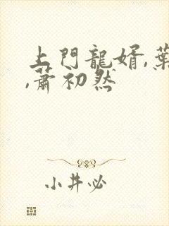 上门龙婿,叶辰,萧初然