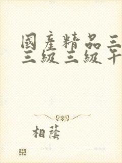 国产精品三级a三级三级午夜网站封面