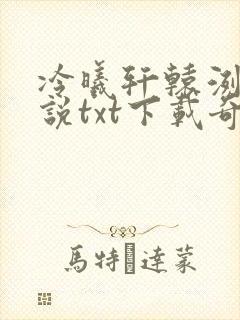 冷曦轩辕洌天小说txt下载奇书网封面