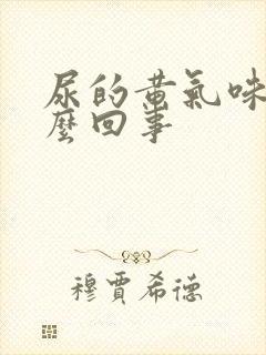 尿的黄气味大怎么回事