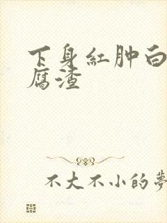 下身红肿白带豆腐渣