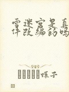 雪迷宫是真实事件改编的吗