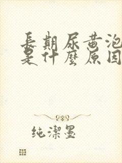 长期尿黄泡沫多是什么原因封面