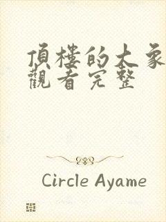 顶楼的大象在线观看完整封面