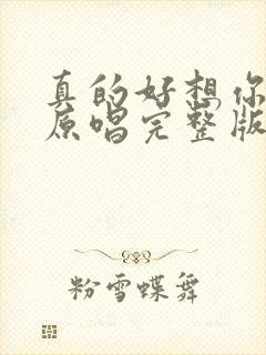 真的好想你歌曲原唱完整版