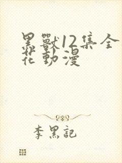 黑兽12集全樱花动漫封面