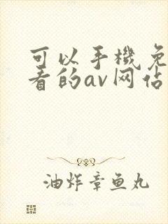 可以手机免费观看的av网站