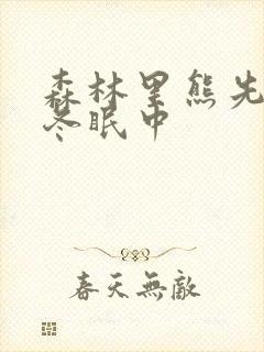 森林里熊先生在冬眠中封面