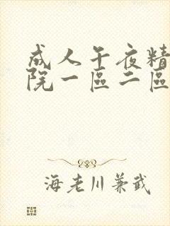 成人午夜精品影院一区二区三区