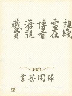 藏海传电视剧免费观看在线