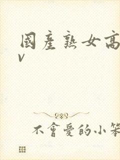 国产熟女高清av