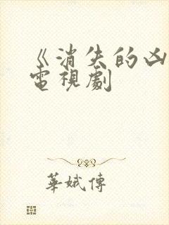 《消失的凶手》电视剧