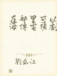 在哪里可以看藏海传电视剧