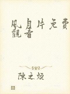 风月片免费在线观看