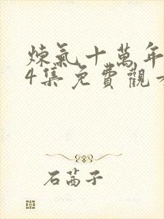 炼气十万年314集免费观看