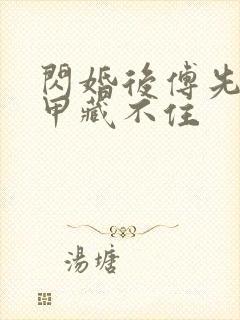 闪婚后傅先生马甲藏不住