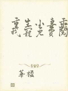 重生小妻乖乖让我宠免费阅读